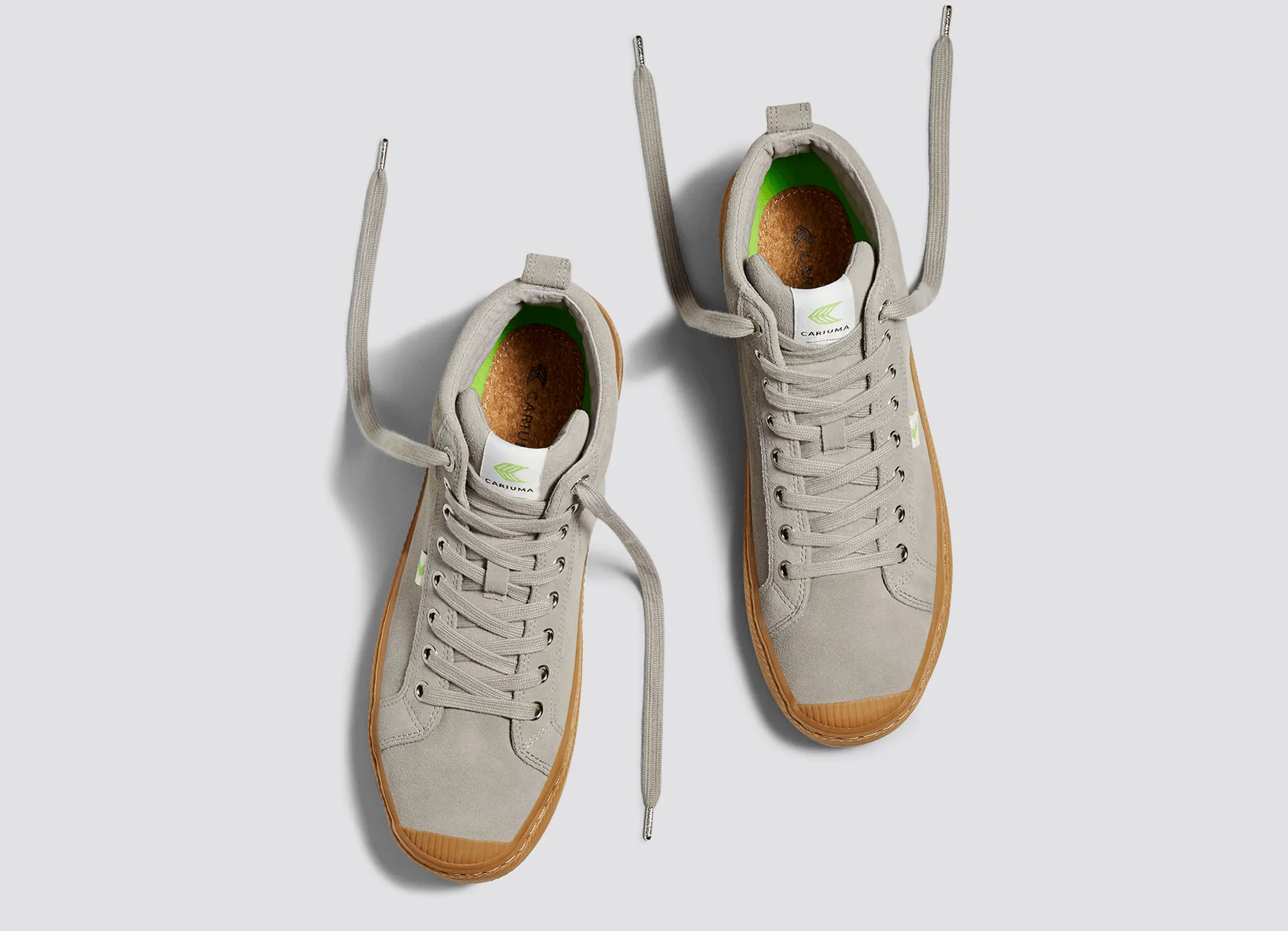 OCA High Gum Cloud Grey Suede Sneaker Women