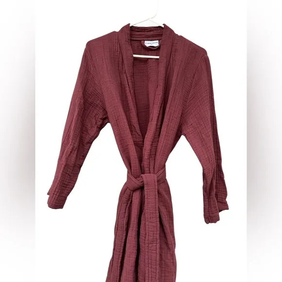 Parachute Cloud Cotton Robe - Mulberry - Size Small