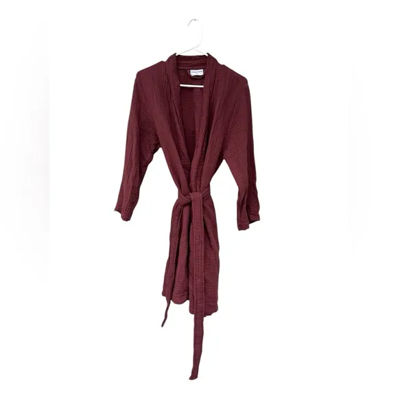 Parachute Cloud Cotton Robe - Mulberry - Size Small