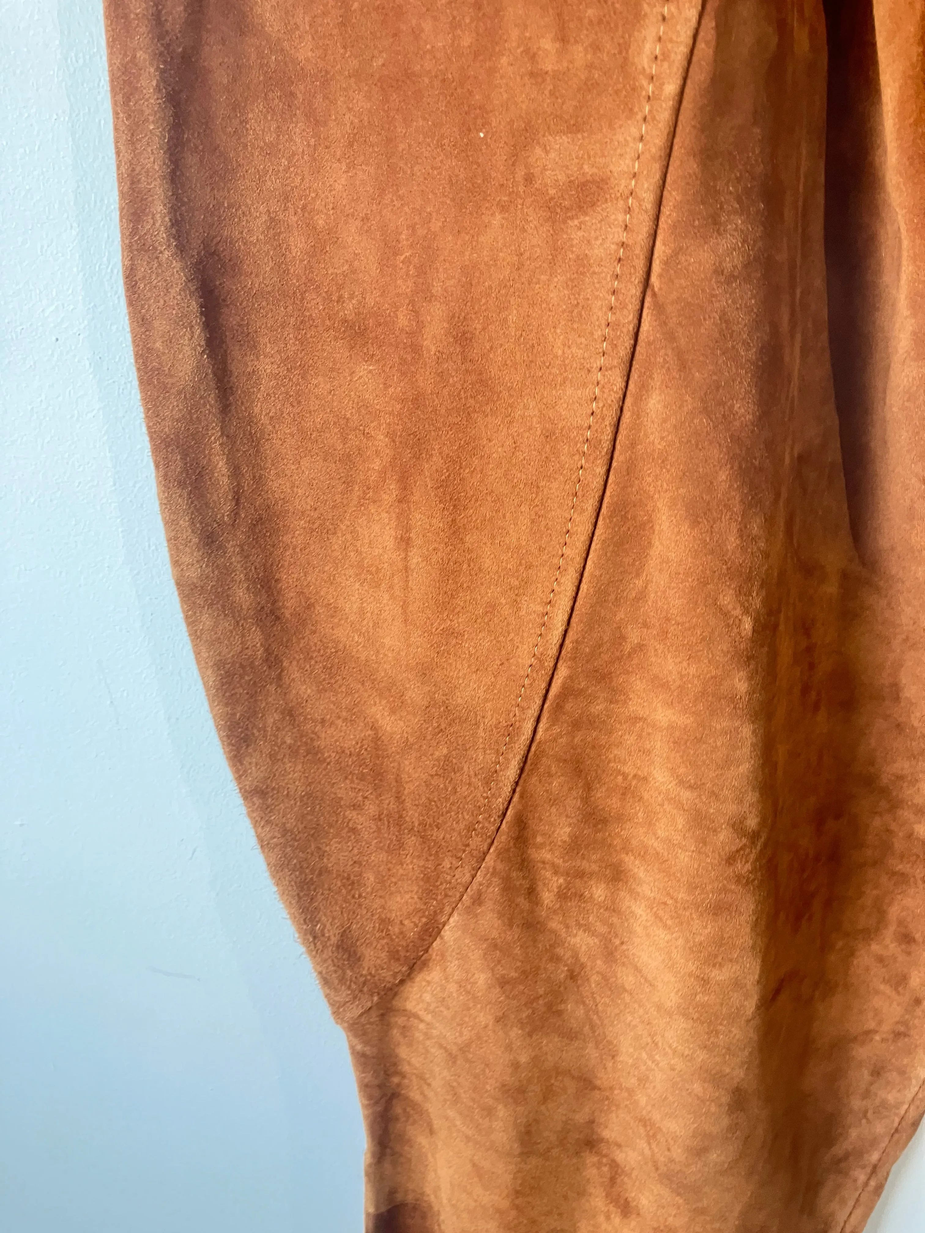Vintage Anne Klein Cognac Suede Jodhpurs